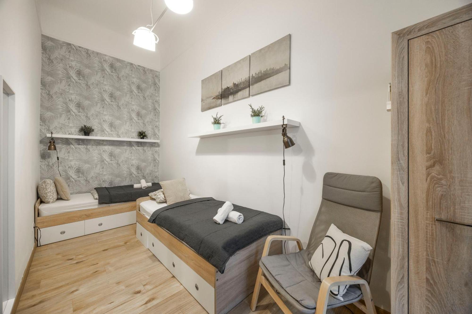 Apartmán Deluxe N' Cozy Center 2bedrm Budapest